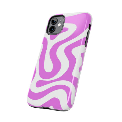 Lilac Swirl Fusion Tough iPhone Cases - SmartHomeGoodies