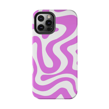 Lilac Swirl Fusion Tough iPhone Cases - SmartHomeGoodies
