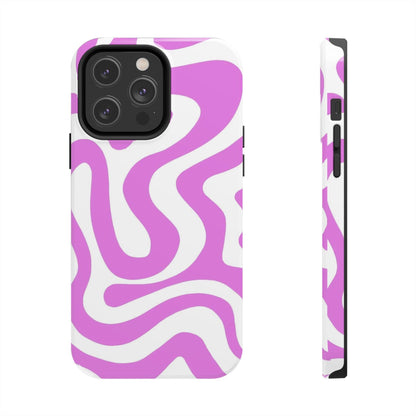 Lilac Swirl Fusion Tough iPhone Cases - SmartHomeGoodies
