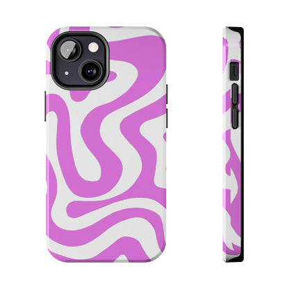 Lilac Swirl Fusion Tough iPhone Cases - SmartHomeGoodies