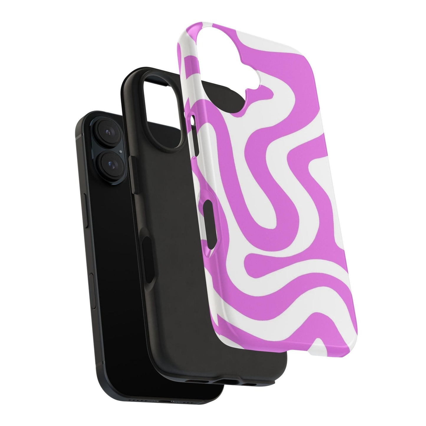 Lilac Swirl Fusion Tough iPhone Cases - SmartHomeGoodies