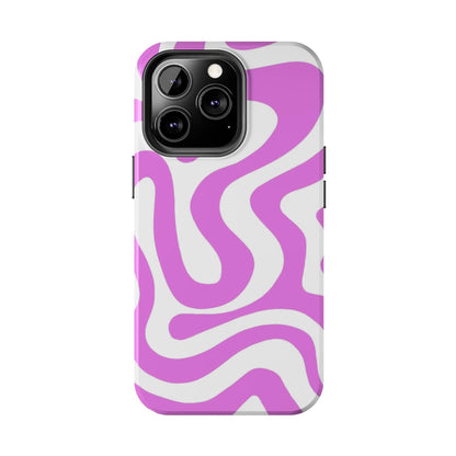 Lilac Swirl Fusion Tough iPhone Cases - SmartHomeGoodies