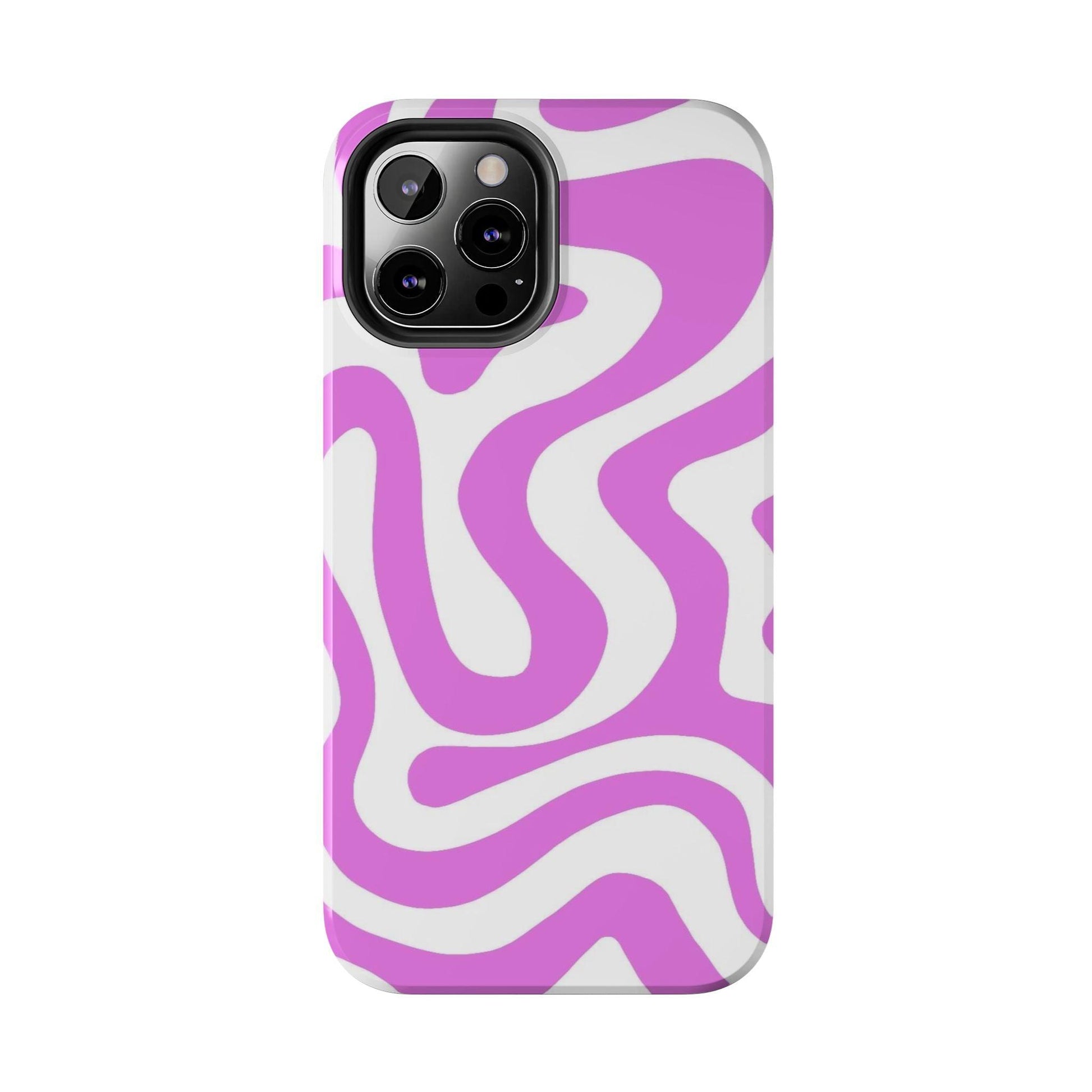 Lilac Swirl Fusion Tough iPhone Cases - SmartHomeGoodies