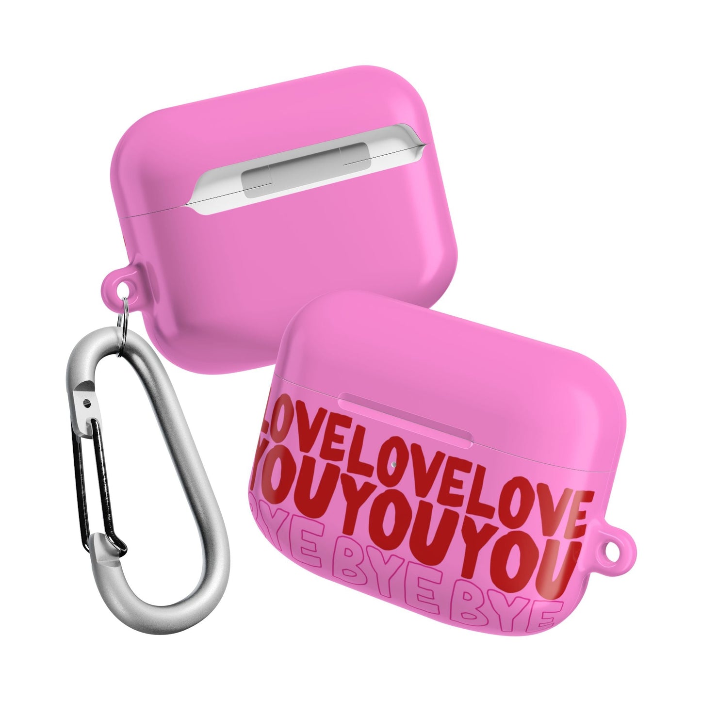 Love You Bye AirPod Case in Cute Pink - SmartHomeGoodies