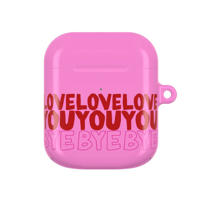 Love You Bye AirPod Case in Cute Pink - SmartHomeGoodies