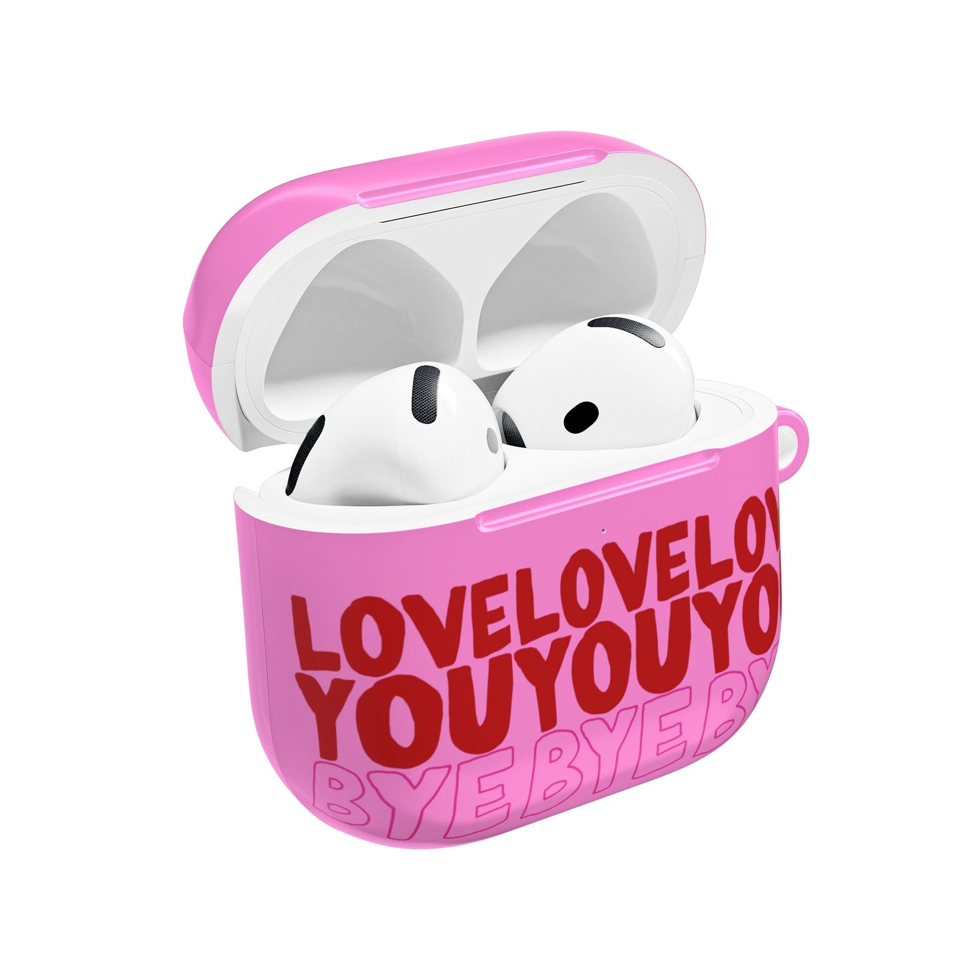 Love You Bye AirPod Case in Cute Pink - SmartHomeGoodies