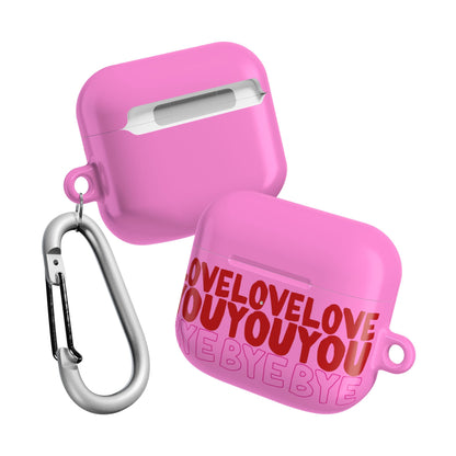 Love You Bye AirPod Case in Cute Pink - SmartHomeGoodies