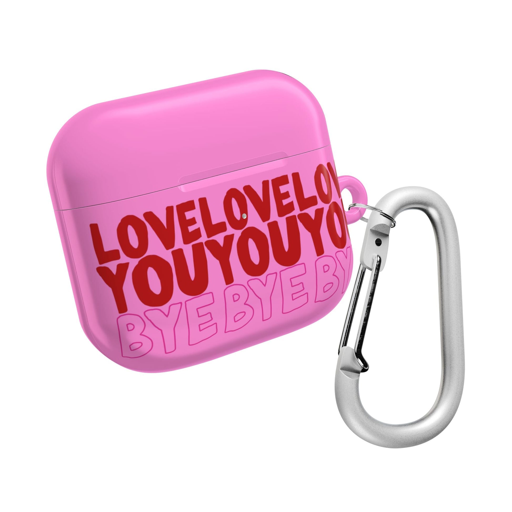 Love You Bye AirPod Case in Cute Pink - SmartHomeGoodies