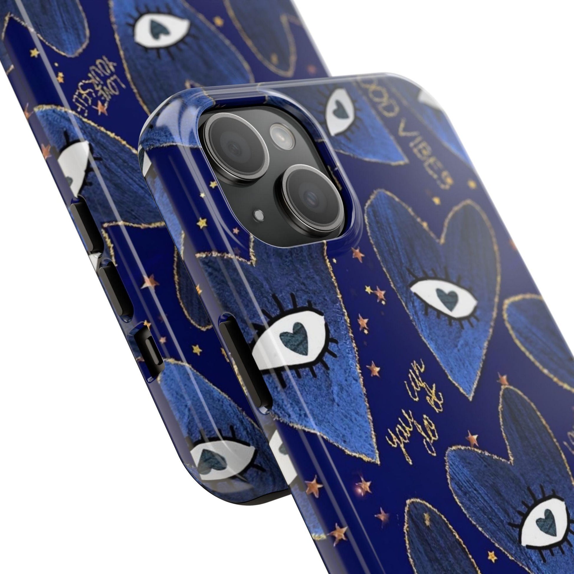 Lucky Midnight Blue Eyes Tough iPhone Cases - SmartHomeGoodies