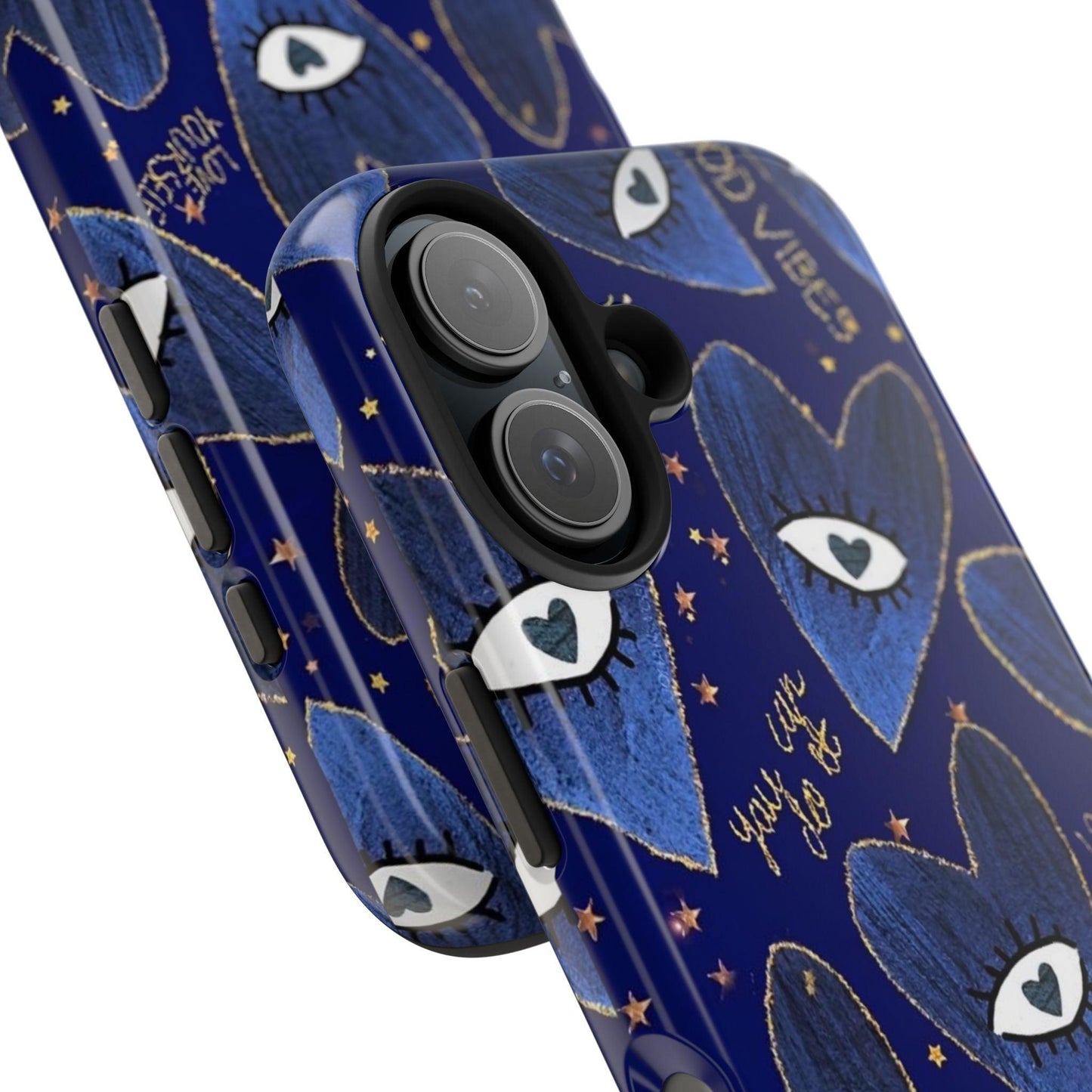 Lucky Midnight Blue Eyes Tough iPhone Cases - SmartHomeGoodies