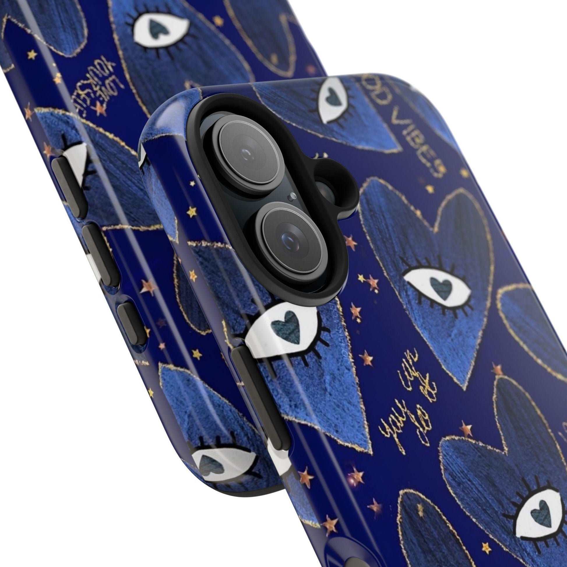 Lucky Midnight Blue Eyes Tough iPhone Cases - SmartHomeGoodies
