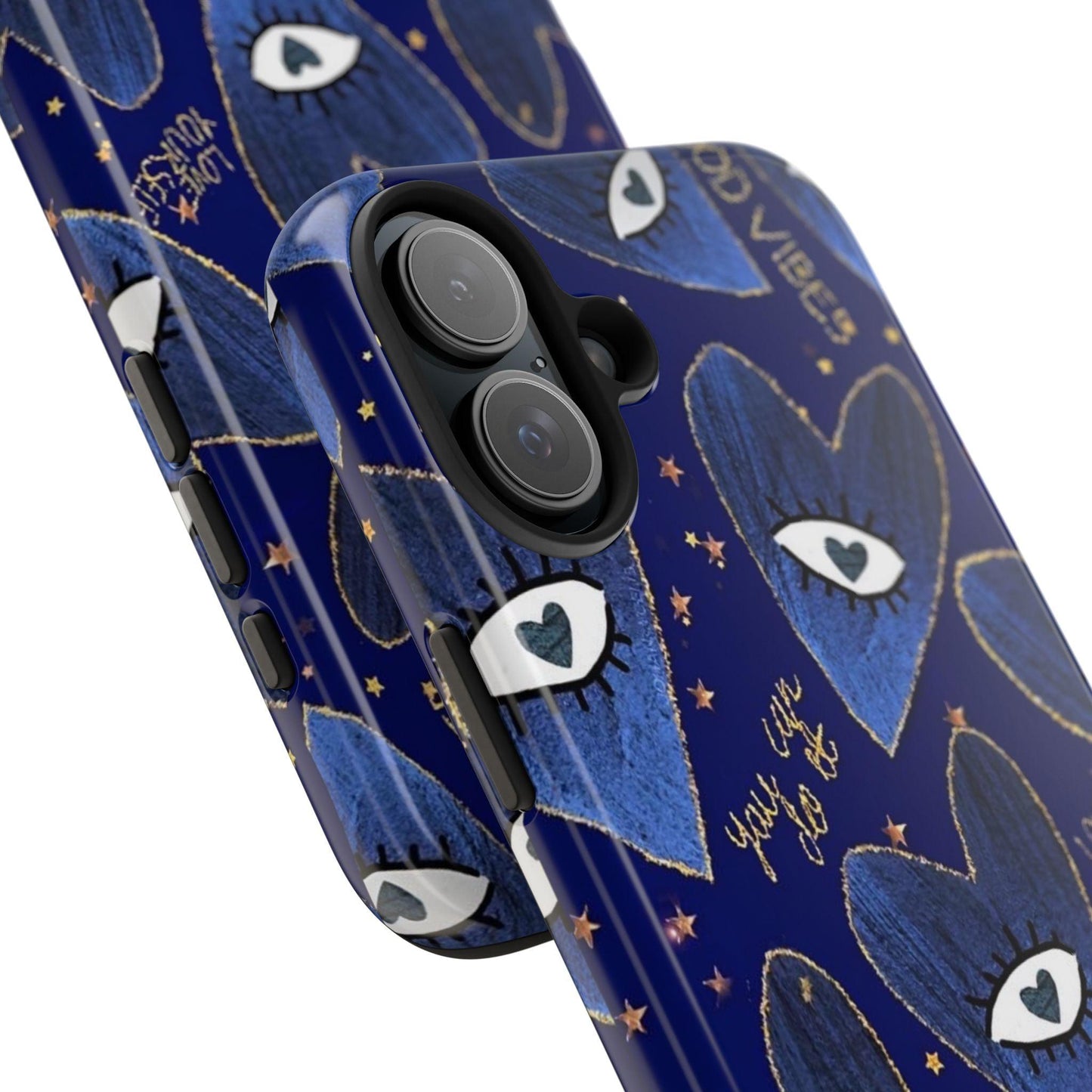 Lucky Midnight Blue Eyes Tough iPhone Cases - SmartHomeGoodies