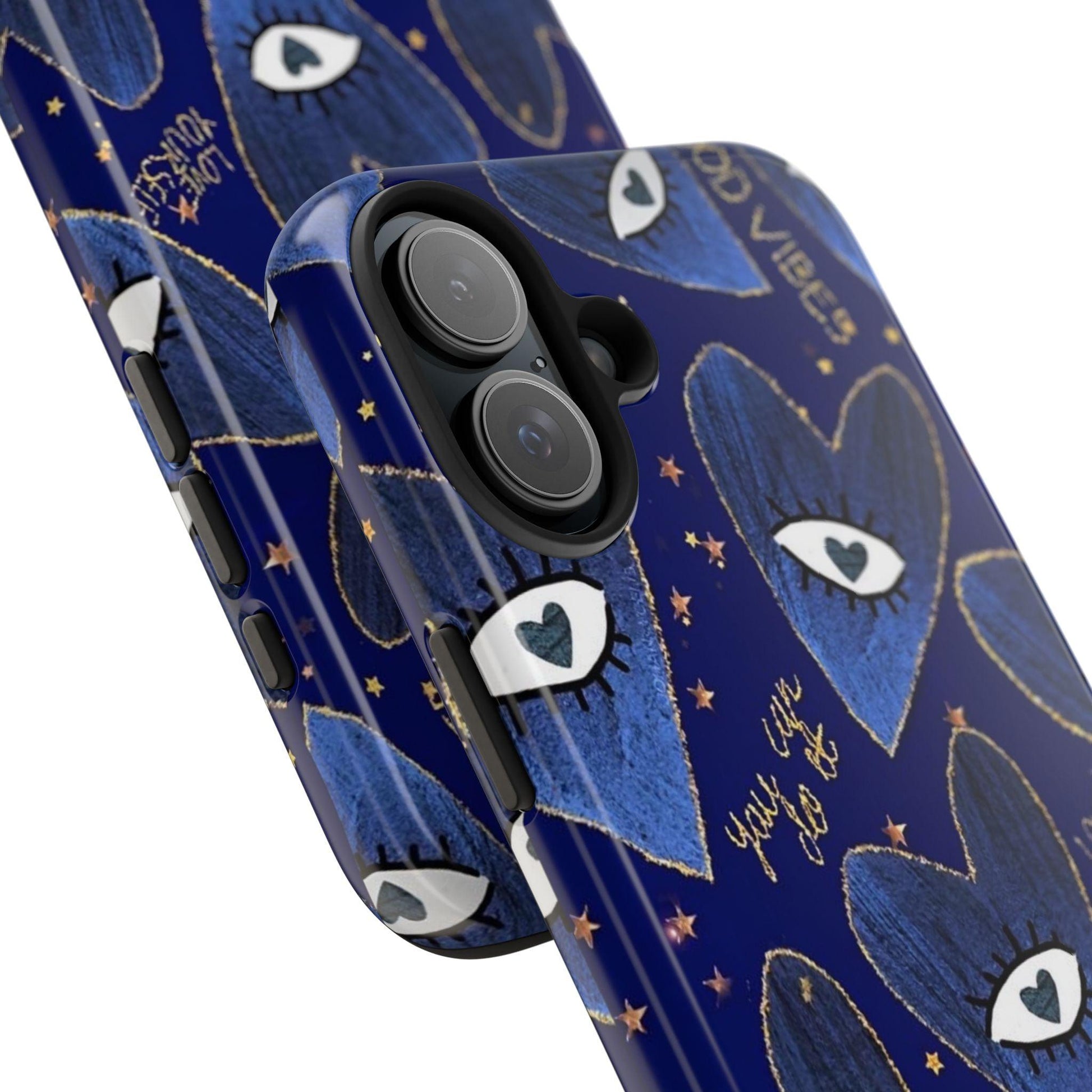 Lucky Midnight Blue Eyes Tough iPhone Cases - SmartHomeGoodies