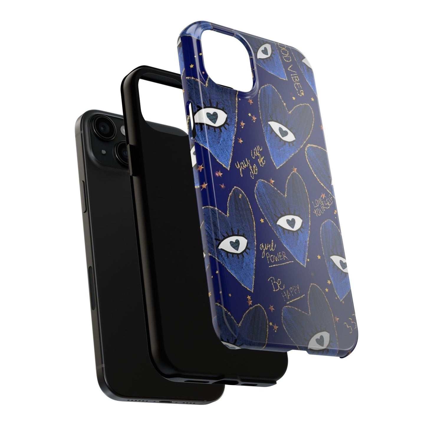 Lucky Midnight Blue Eyes Tough iPhone Cases - SmartHomeGoodies