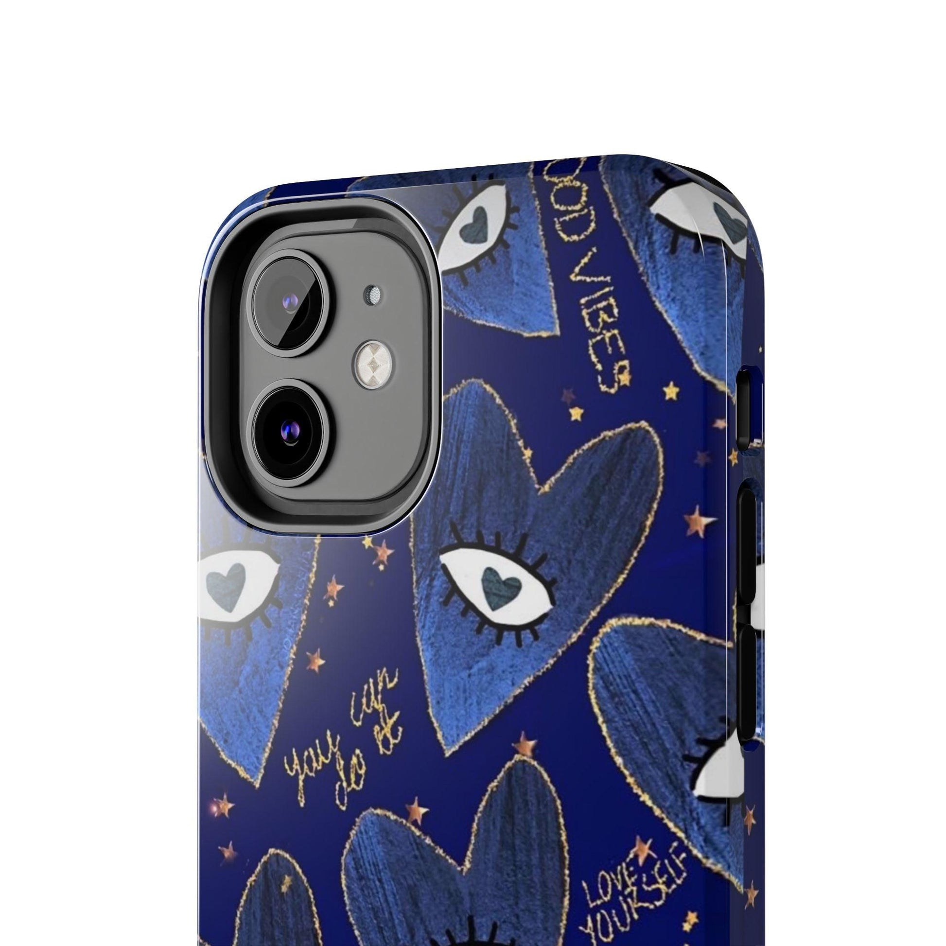Lucky Midnight Blue Eyes Tough iPhone Cases - SmartHomeGoodies
