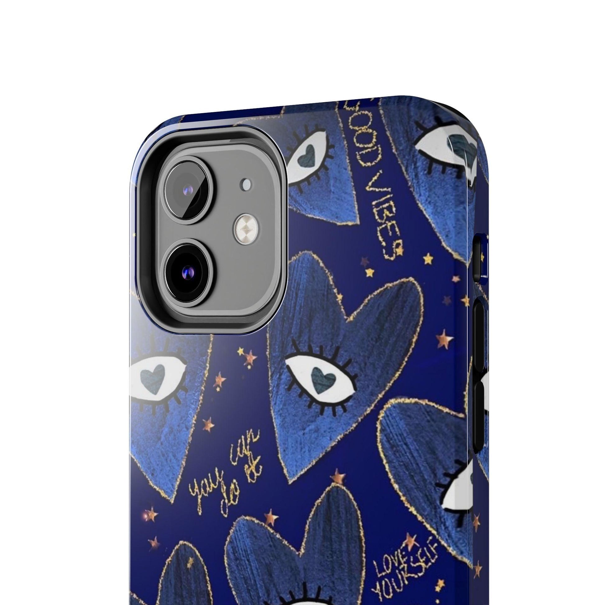 Lucky Midnight Blue Eyes Tough iPhone Cases - SmartHomeGoodies