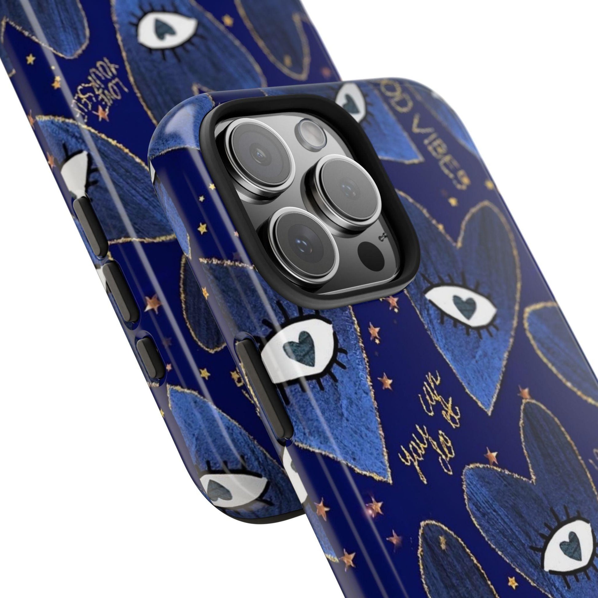 Lucky Midnight Blue Eyes Tough iPhone Cases - SmartHomeGoodies