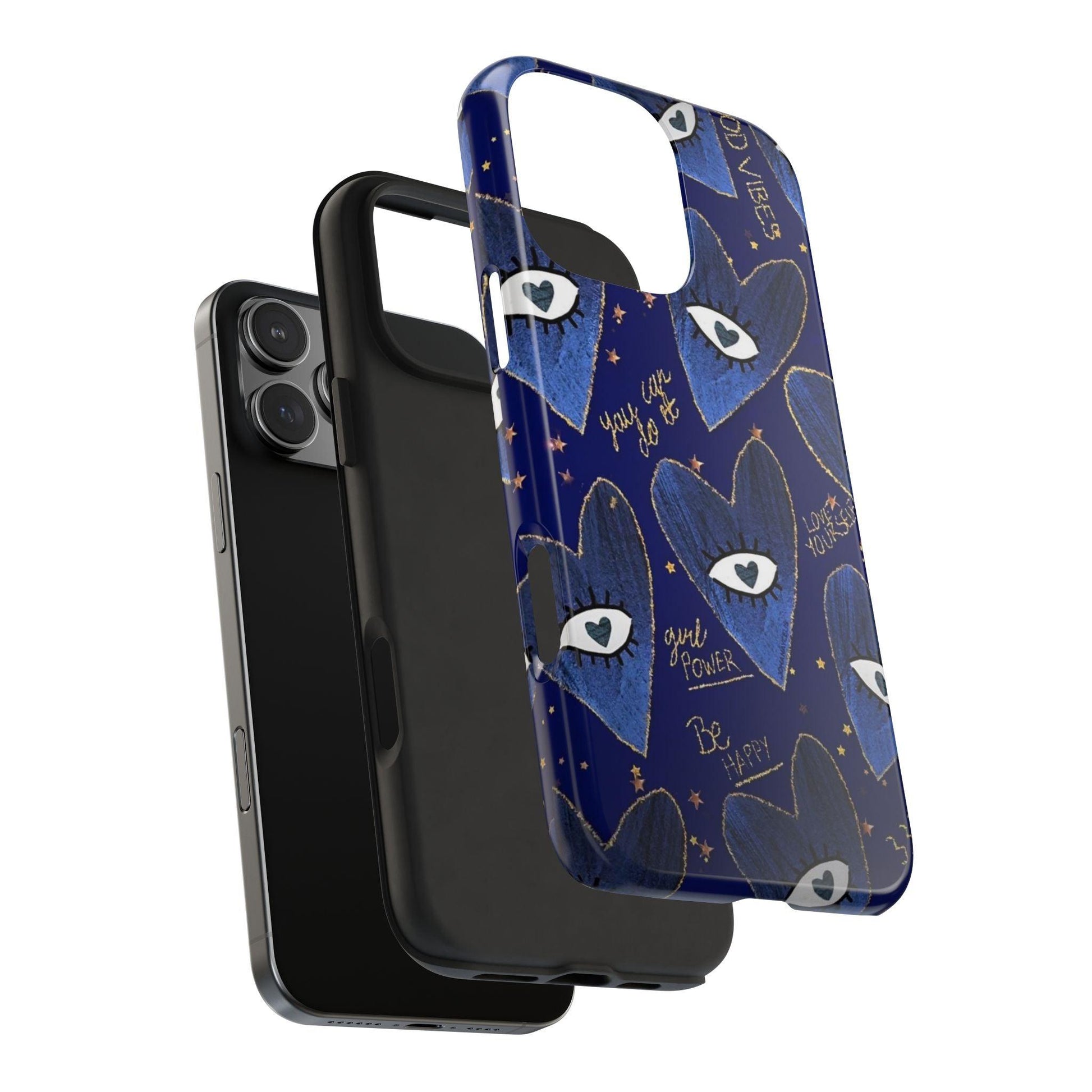 Lucky Midnight Blue Eyes Tough iPhone Cases - SmartHomeGoodies
