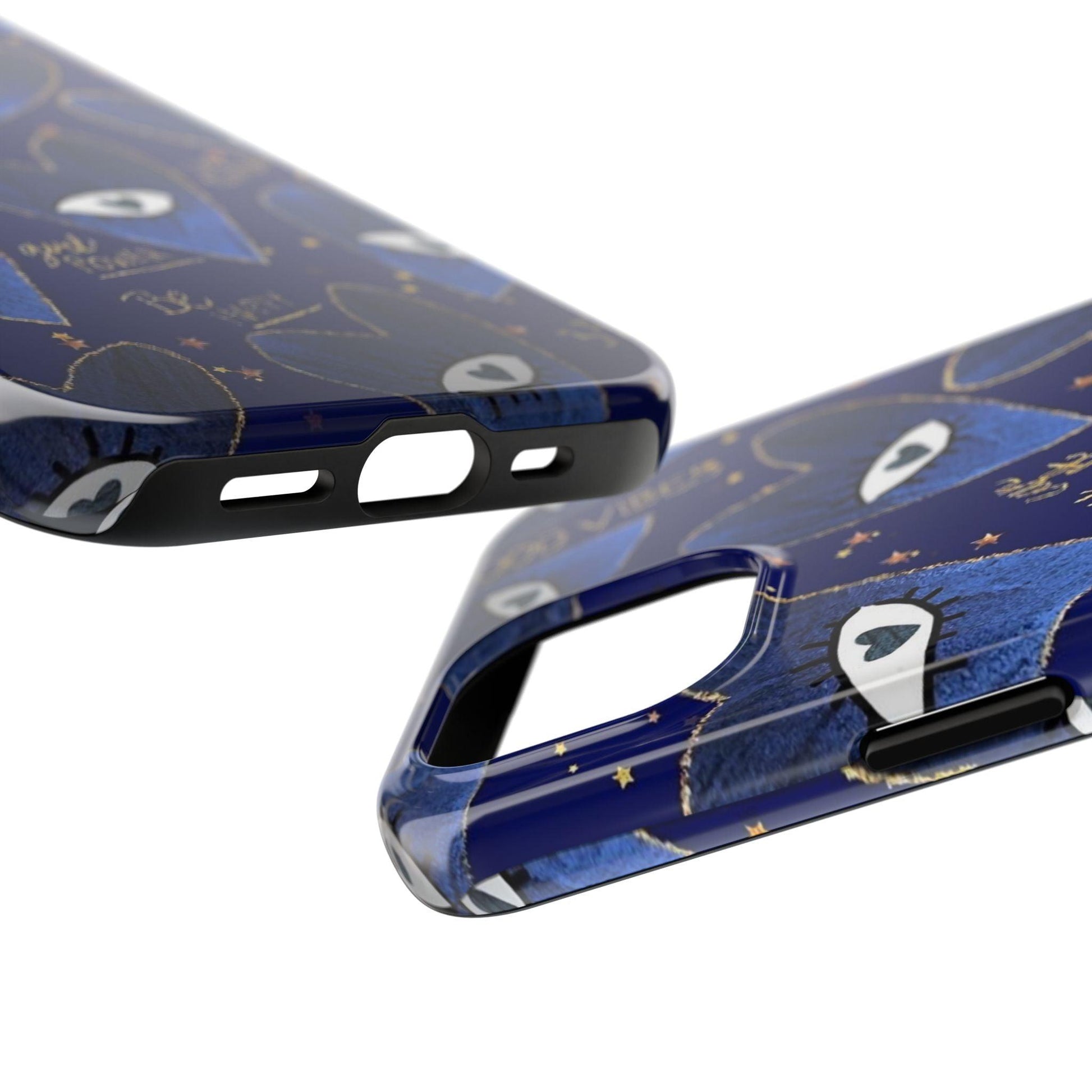 Lucky Midnight Blue Eyes Tough iPhone Cases - SmartHomeGoodies