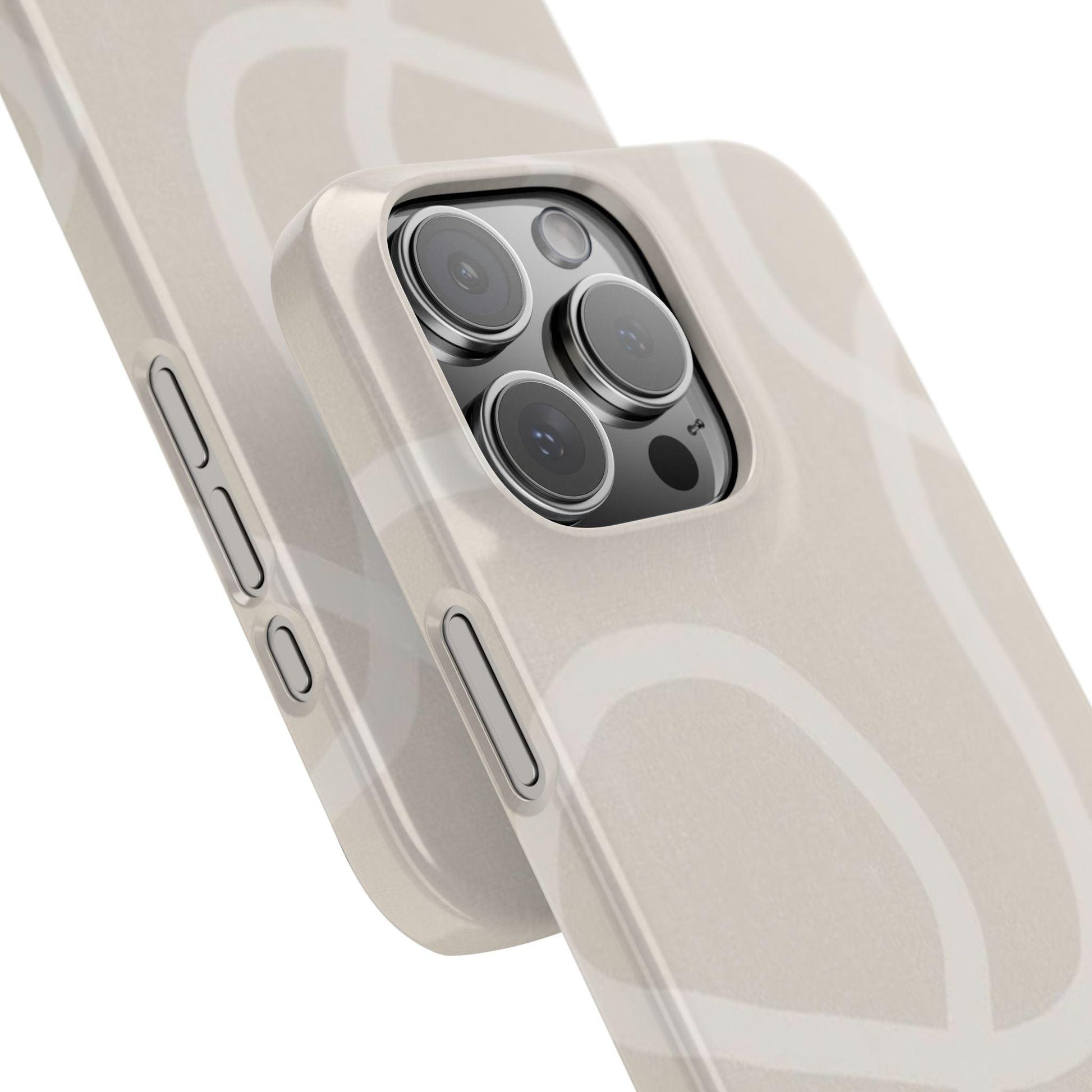 Luxe Minimalist Swirl - Cream Edition Slim iPhone Cases - SmartHomeGoodies