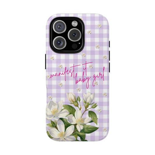 Manifest It Baby Girl Phone Case - SmartHomeGoodies