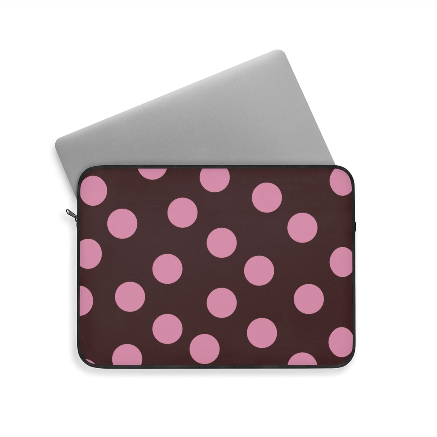 Maroon Pink Polka Dot Laptop Sleeve - SmartHomeGoodies