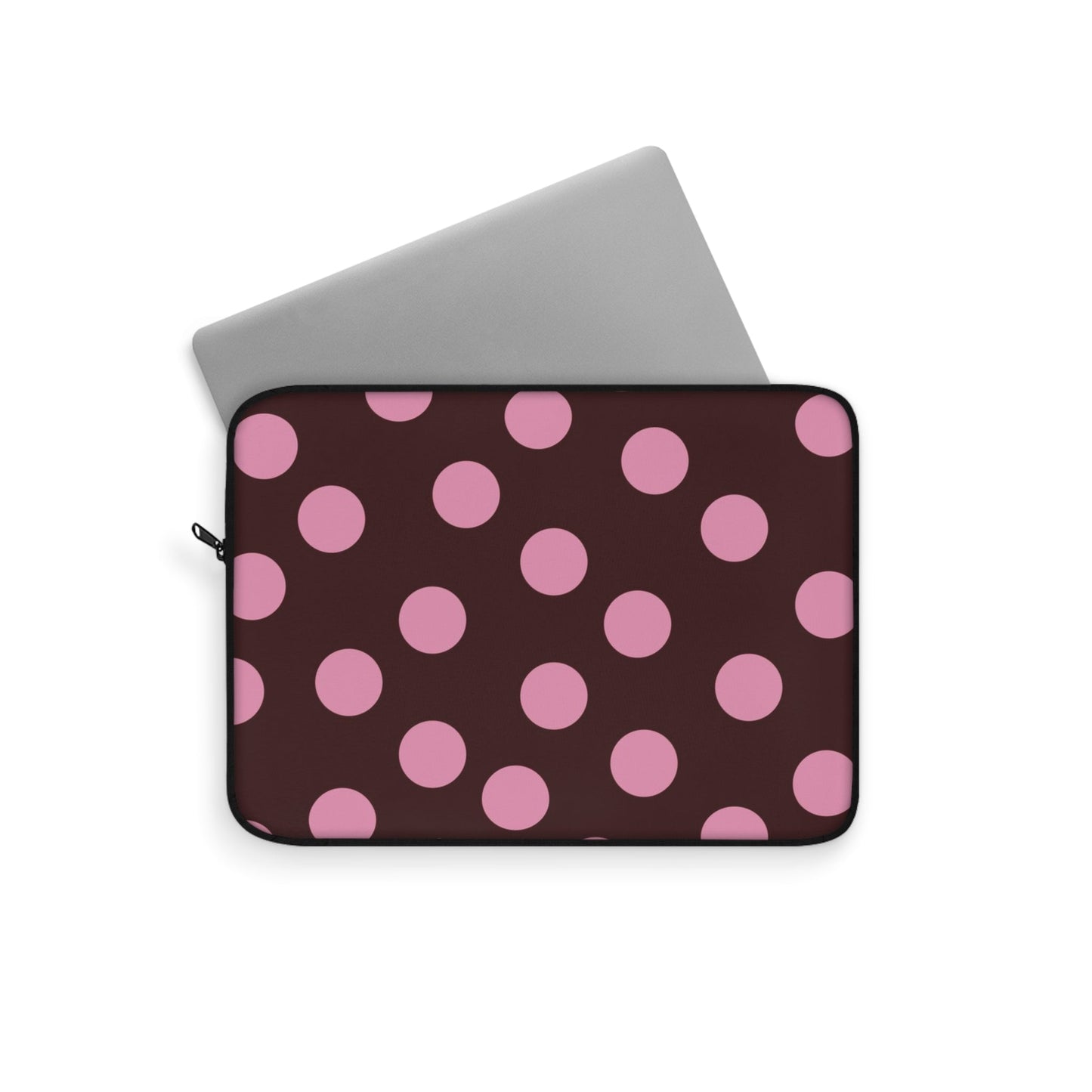 Maroon Pink Polka Dot Laptop Sleeve - SmartHomeGoodies