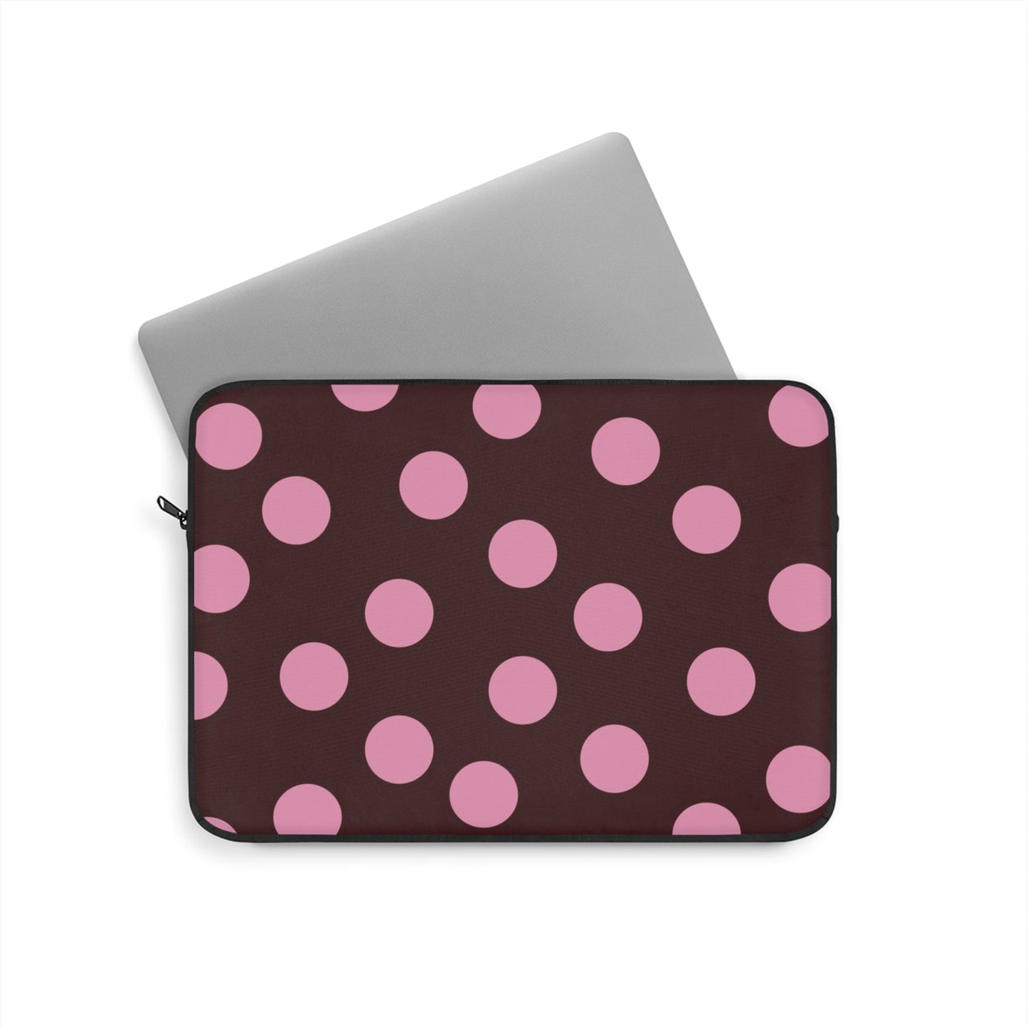 Maroon Pink Polka Dot Laptop Sleeve - SmartHomeGoodies