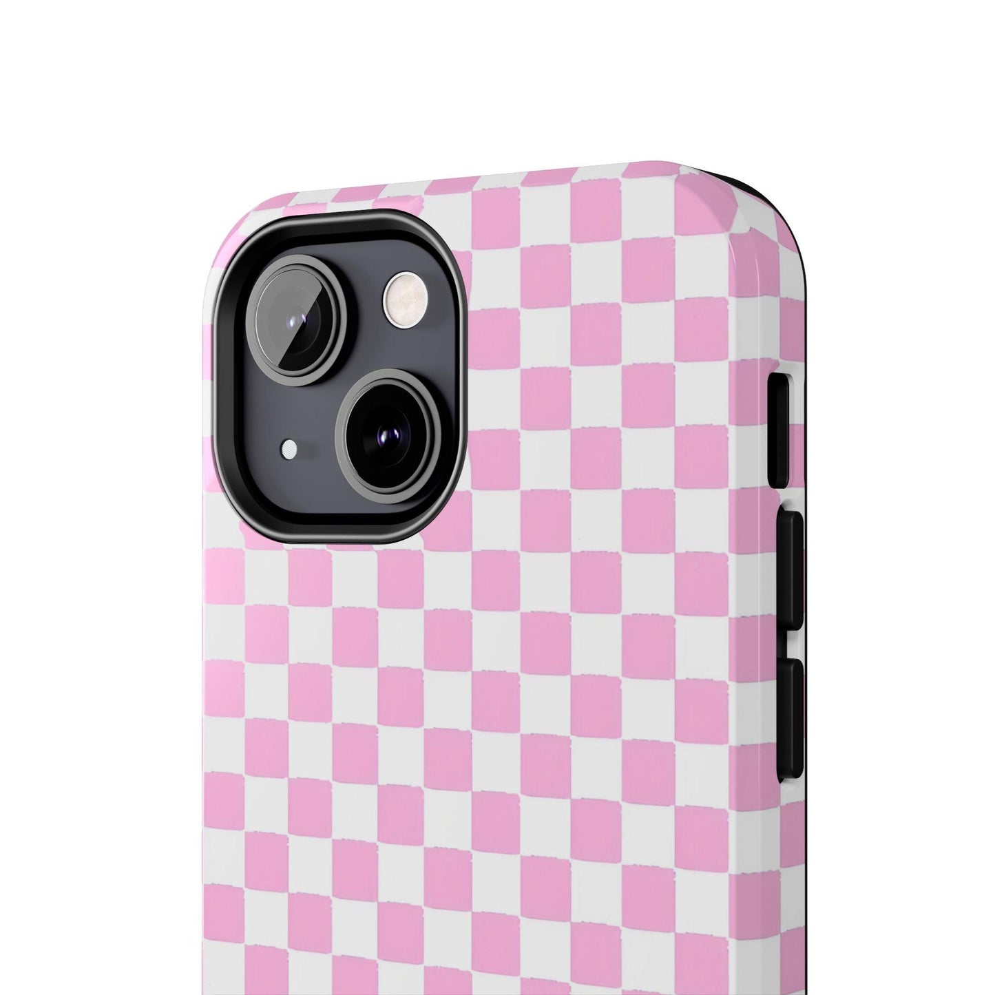 maybe. Pink Check Chess Tough iPhone Case with White and Pink Boxes - SmartHomeGoodies
