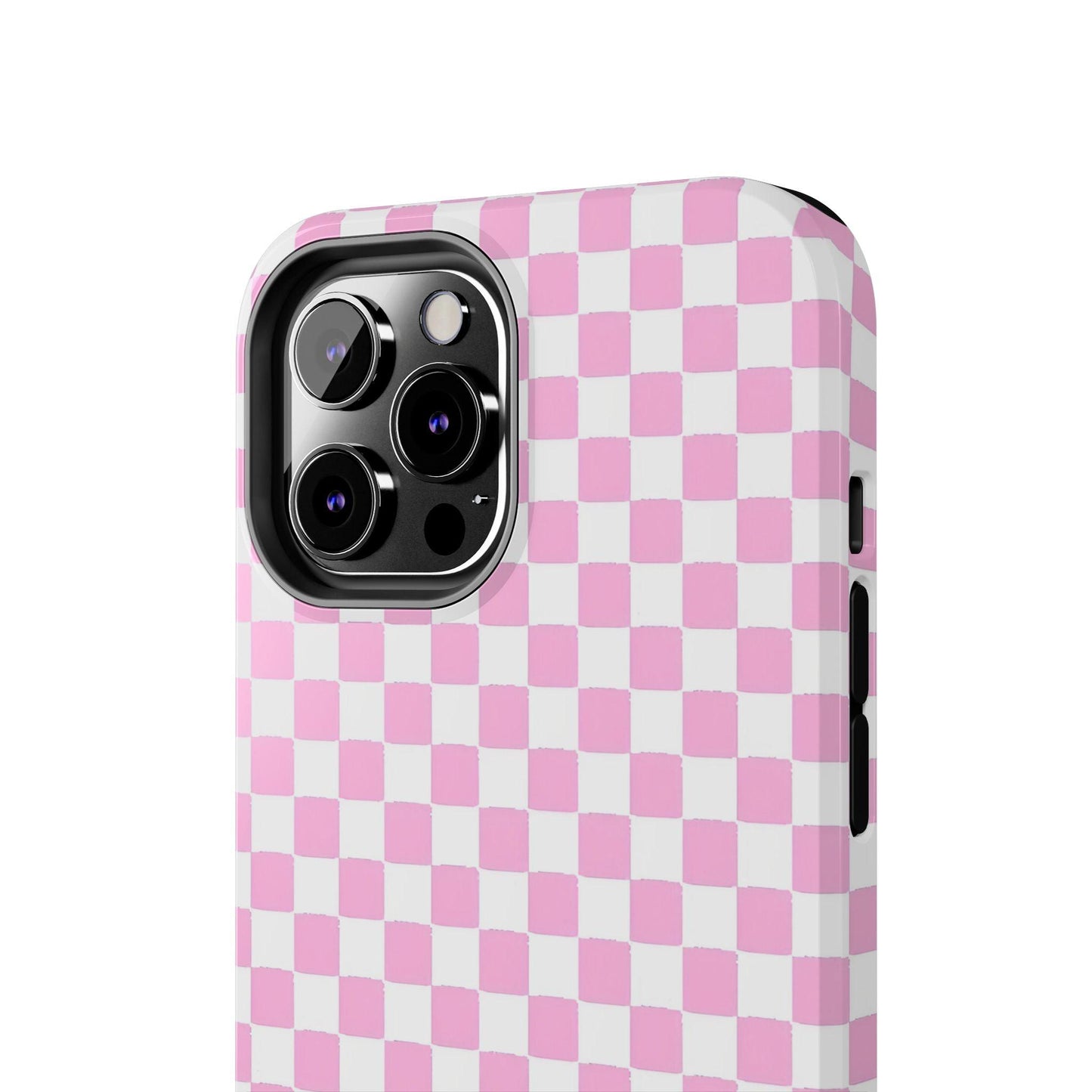 maybe. Pink Check Chess Tough iPhone Case with White and Pink Boxes - SmartHomeGoodies
