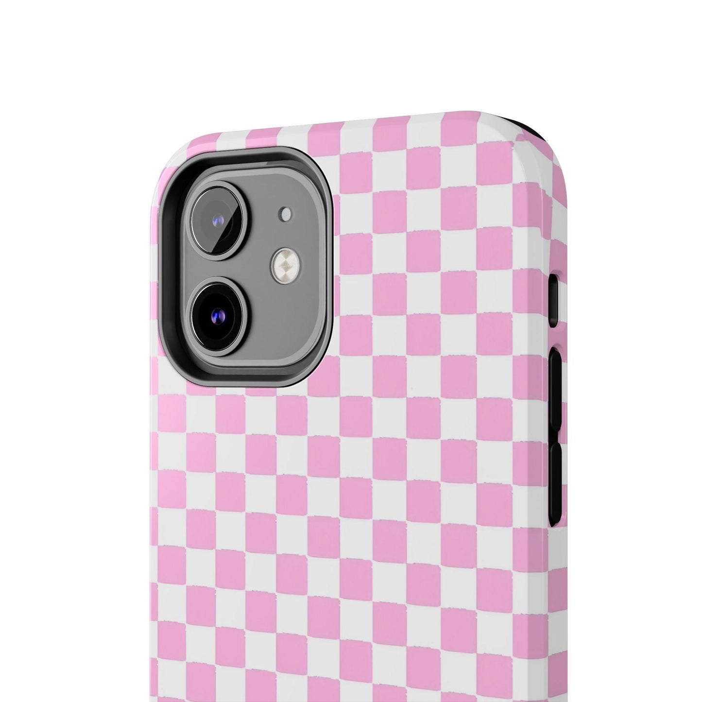maybe. Pink Check Chess Tough iPhone Case with White and Pink Boxes - SmartHomeGoodies