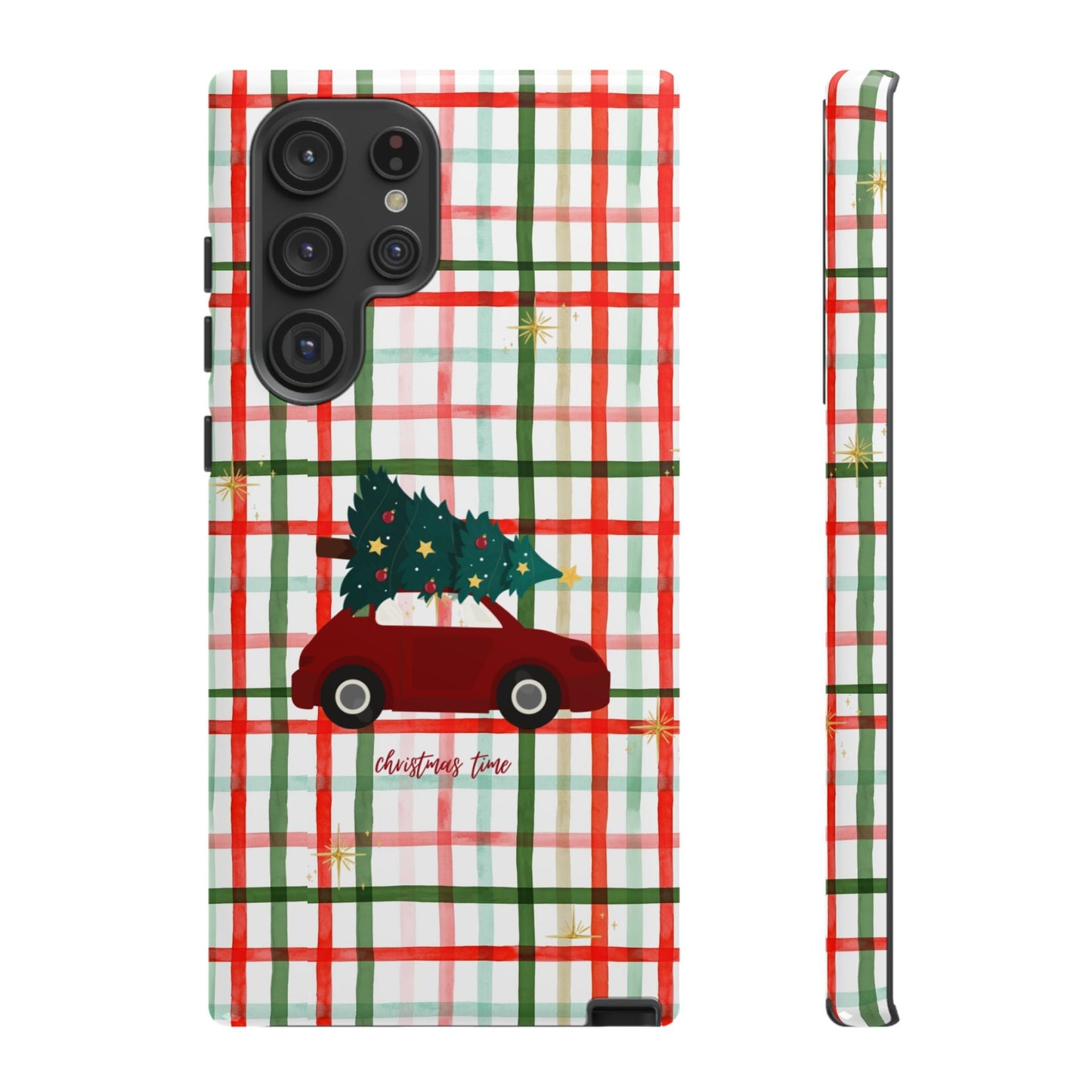 Merry Christmas Plaid Phone Case - SmartHomeGoodies