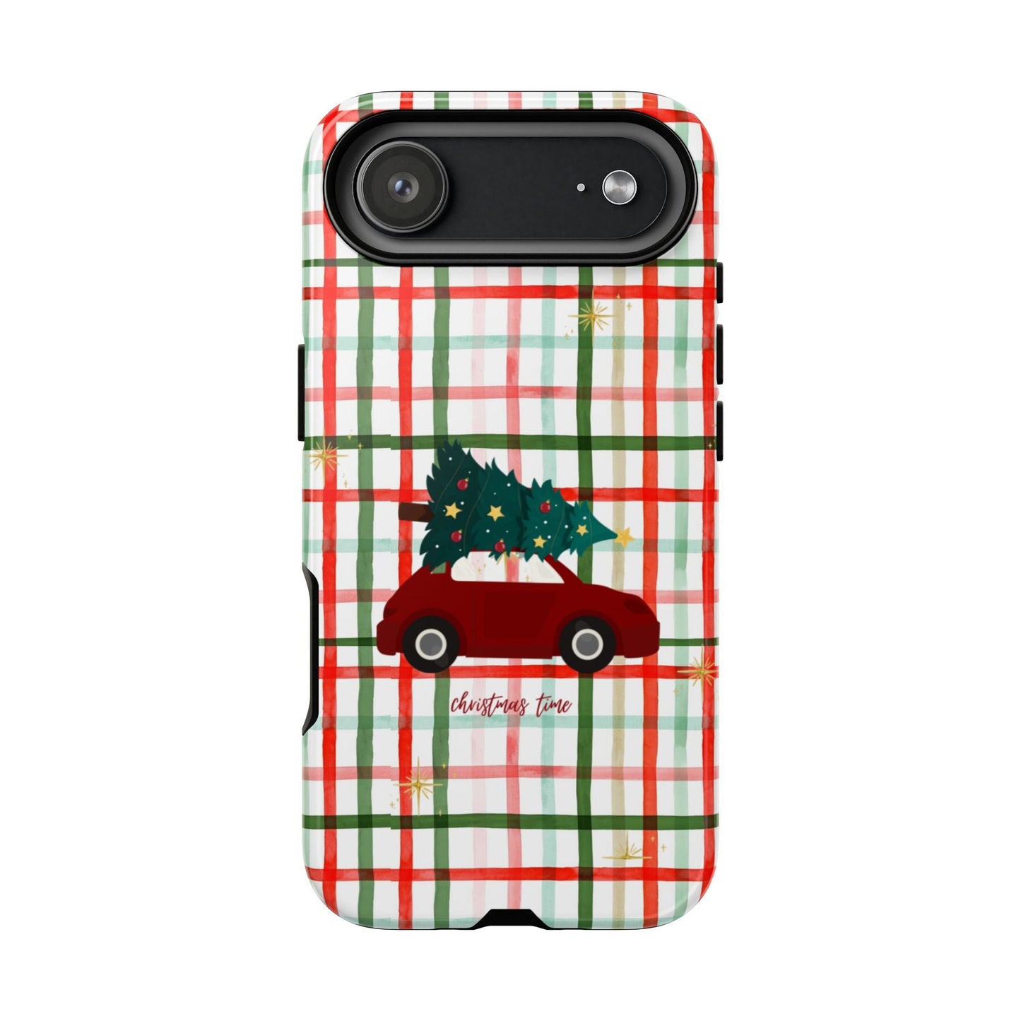 Merry Christmas Plaid Phone Case - SmartHomeGoodies