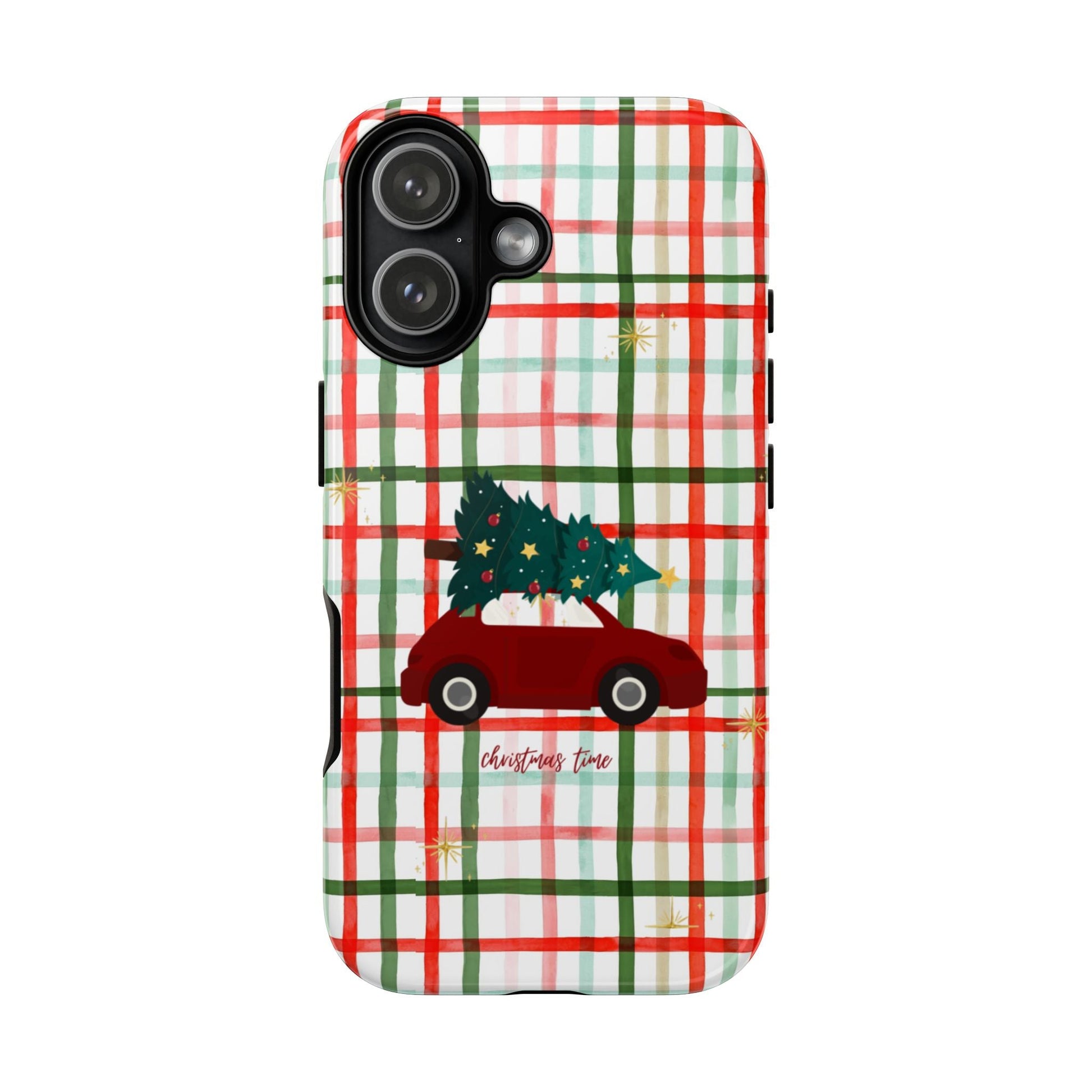 Merry Christmas Plaid Phone Case - SmartHomeGoodies