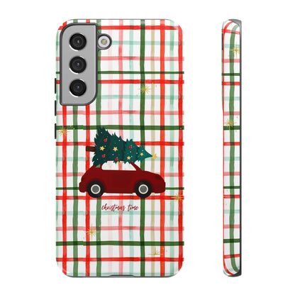 Merry Christmas Plaid Phone Case - SmartHomeGoodies