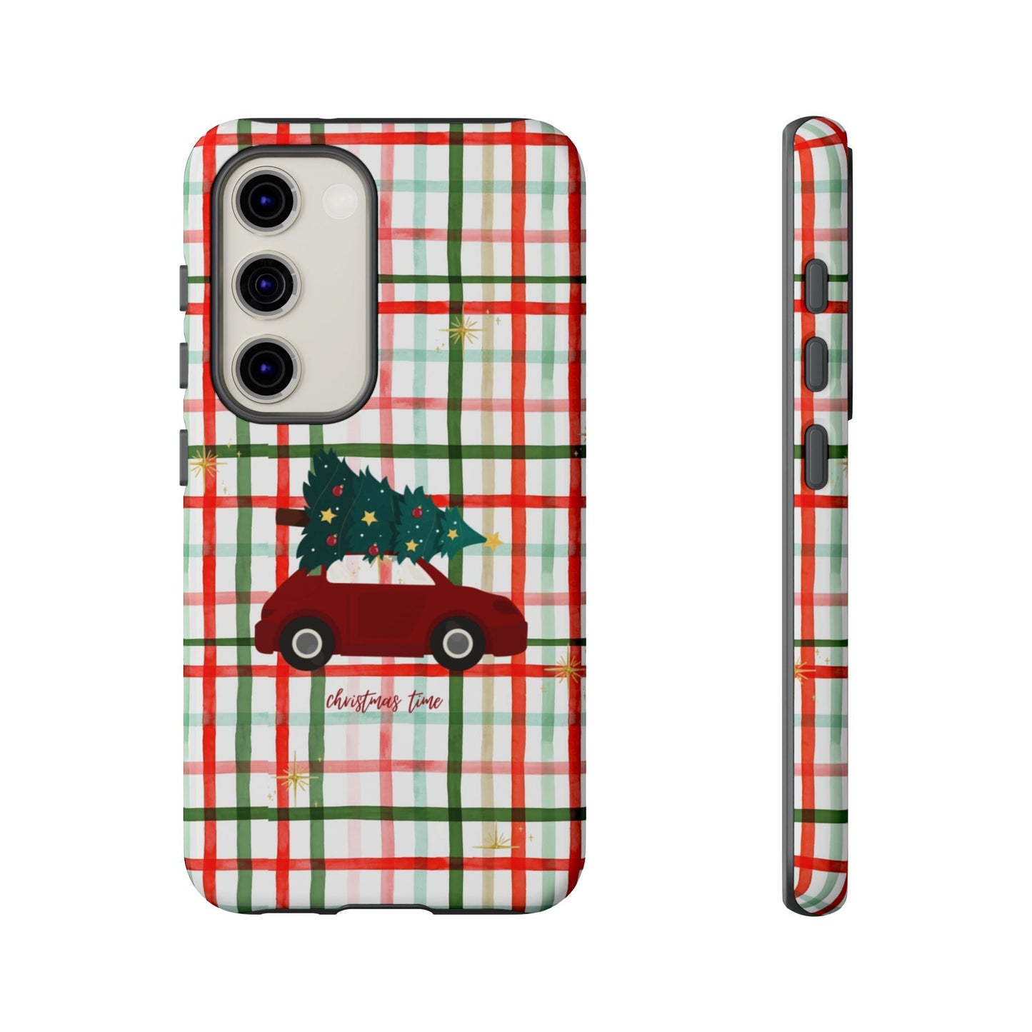 Merry Christmas Plaid Phone Case - SmartHomeGoodies