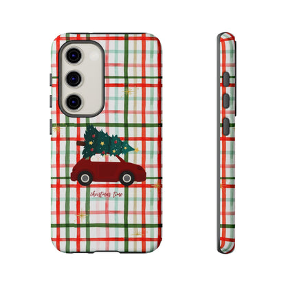 Merry Christmas Plaid Phone Case - SmartHomeGoodies