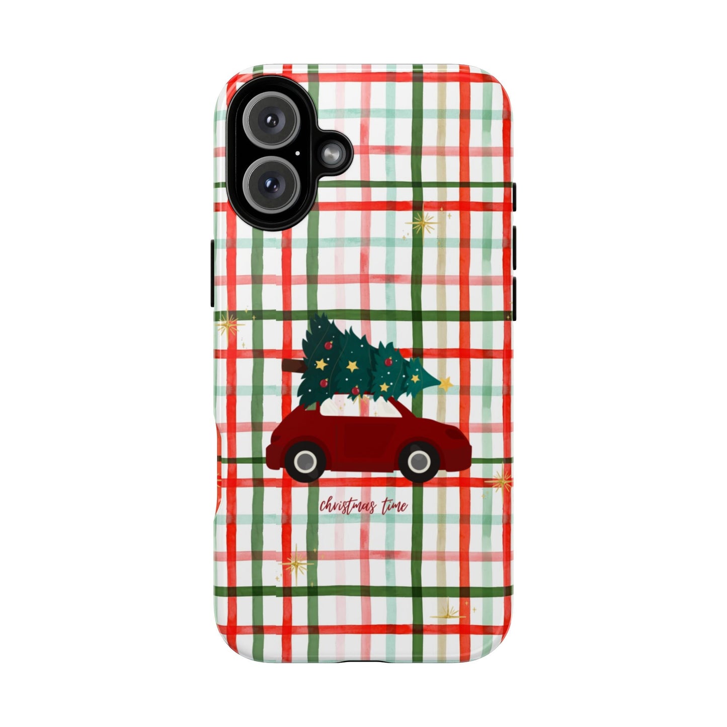 Merry Christmas Plaid Phone Case - SmartHomeGoodies