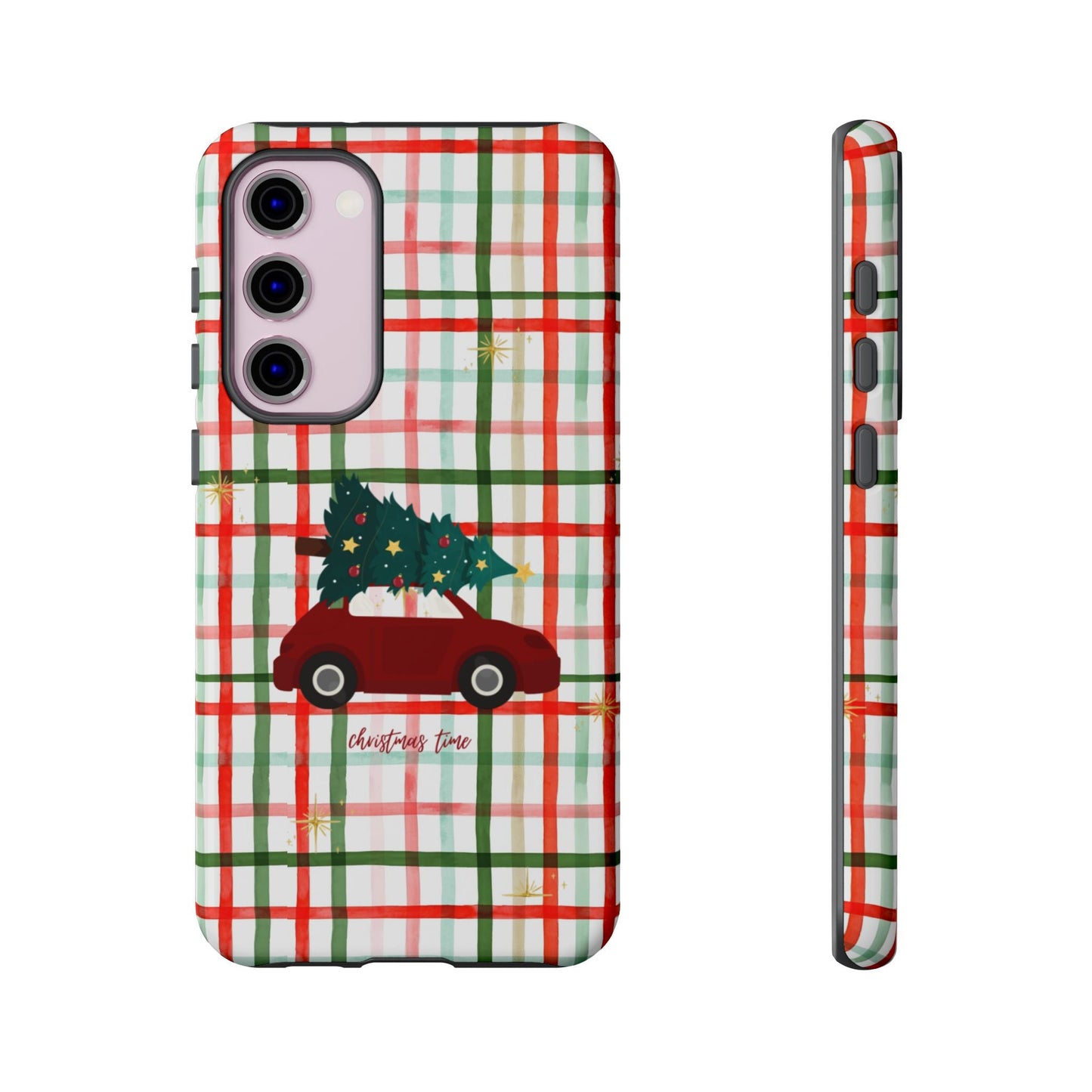 Merry Christmas Plaid Phone Case - SmartHomeGoodies