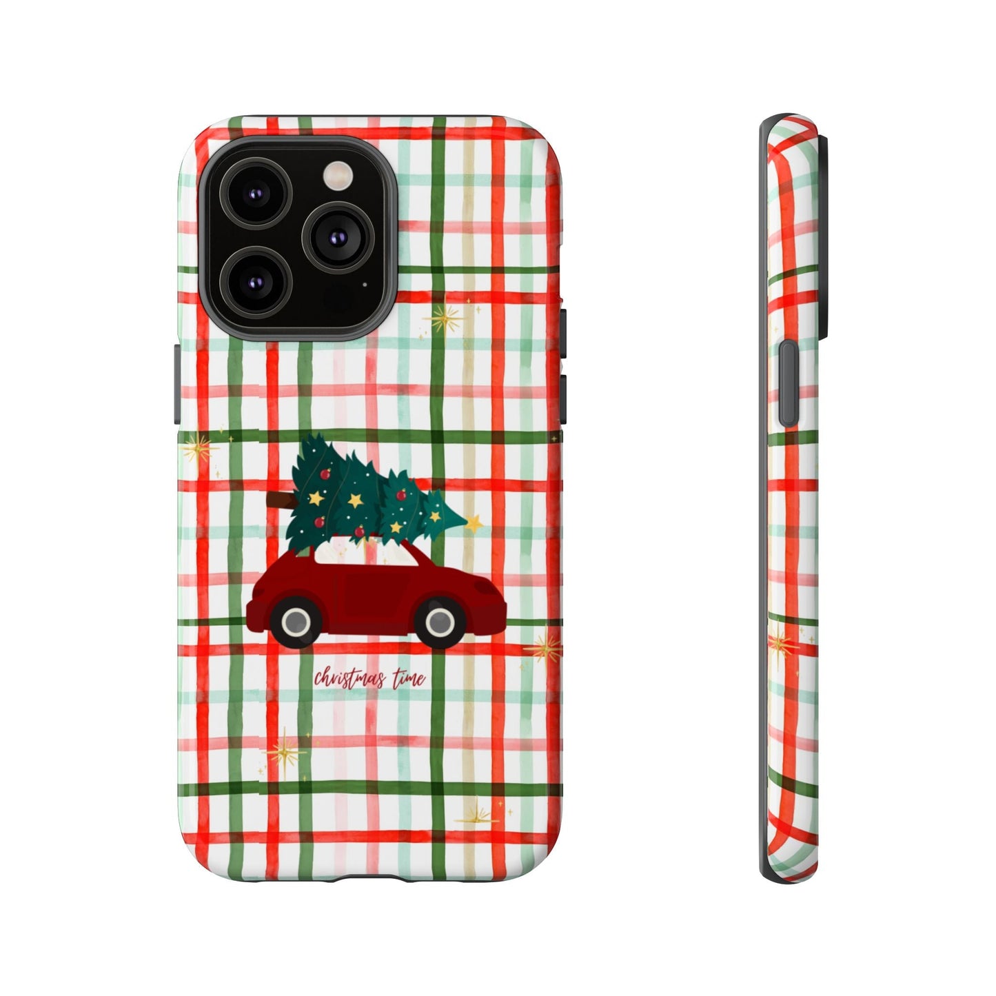 Merry Christmas Plaid Phone Case - SmartHomeGoodies