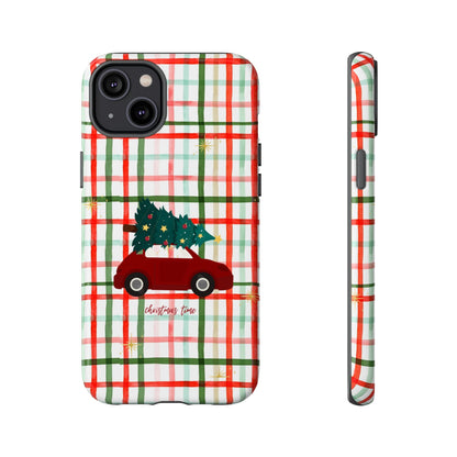Merry Christmas Plaid Phone Case - SmartHomeGoodies