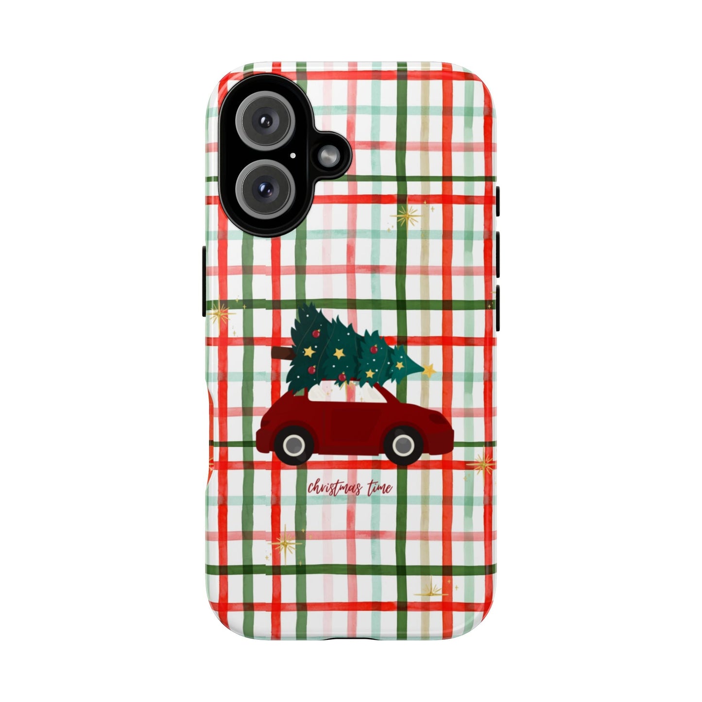 Merry Christmas Plaid Phone Case - SmartHomeGoodies