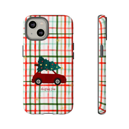 Merry Christmas Plaid Phone Case - SmartHomeGoodies