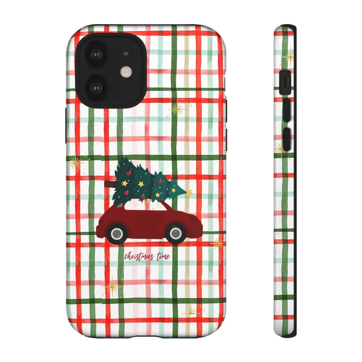 Merry Christmas Plaid Phone Case - SmartHomeGoodies