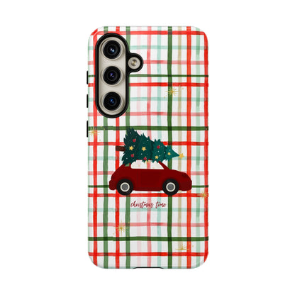 Merry Christmas Plaid Phone Case - SmartHomeGoodies