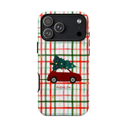 Merry Christmas Plaid Phone Case - SmartHomeGoodies