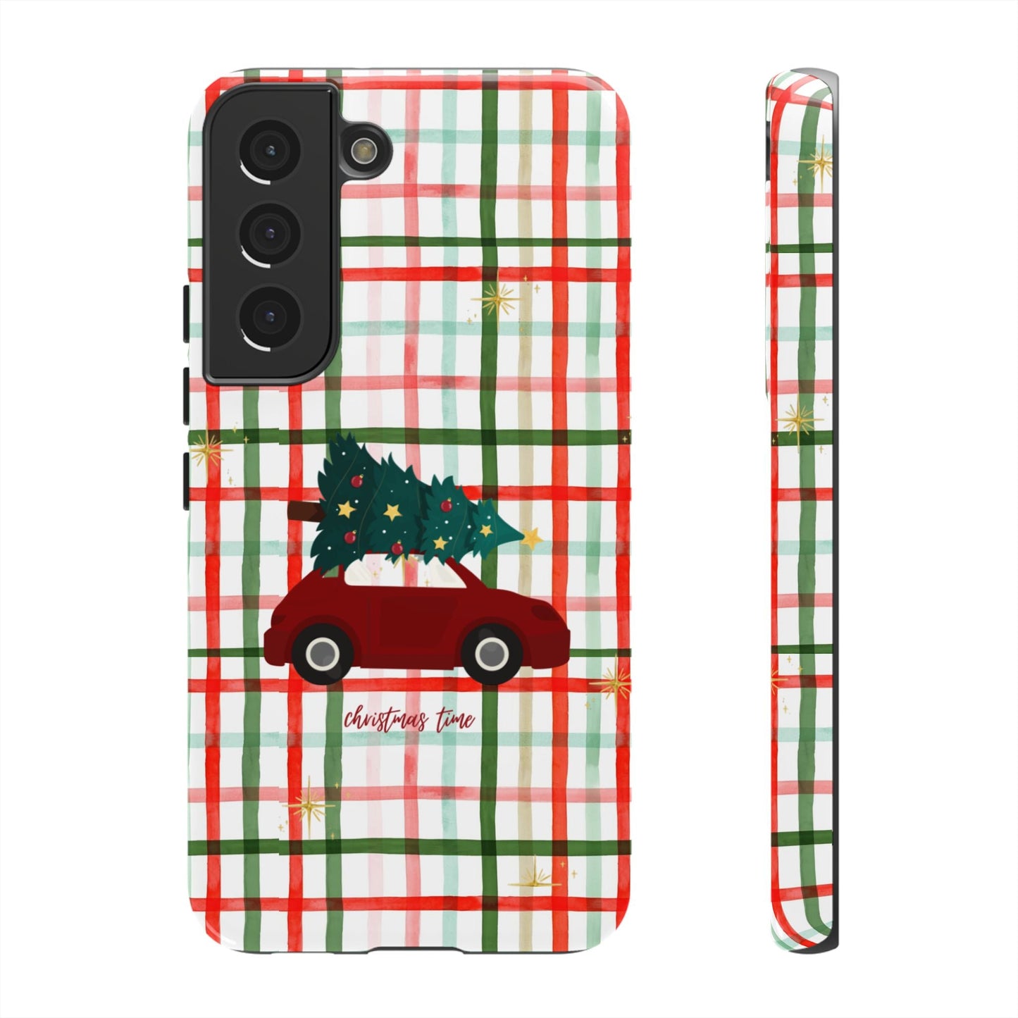 Merry Christmas Plaid Phone Case - SmartHomeGoodies