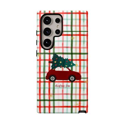 Merry Christmas Plaid Phone Case - SmartHomeGoodies