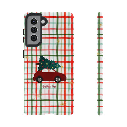 Merry Christmas Plaid Phone Case - SmartHomeGoodies