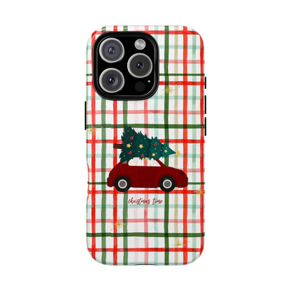 Merry Christmas Plaid Phone Case - SmartHomeGoodies